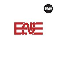 Letter ENE Monogram Logo Design vector