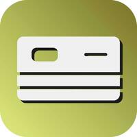 Credit Card Vector Glyph Gradient Background Icon For Personal And Commercial Use.