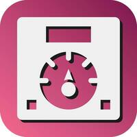 Thermoregulator  Vector Glyph Gradient Background Icon For Personal And Commercial Use.