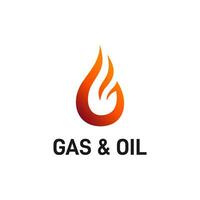 diseño un marca correr petróleo y gas inversión empresa vector