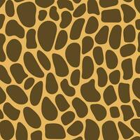 Giraffe Colorful Spots Print Pattern Vector Illustration