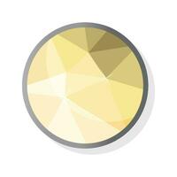 de colores brillante diamantes Roca gemas joyas . diamante icono. piedra preciosa símbolo. vector