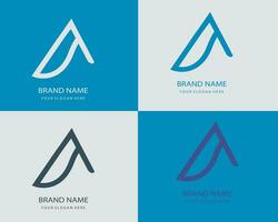 A letter logo design vector. A alphabet word logo design for all kinds of brand. vector