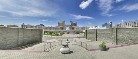 Image of the Kazakh capital Astana in summer from 2015 photo