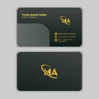 Creative Business Card Template Pro Vector