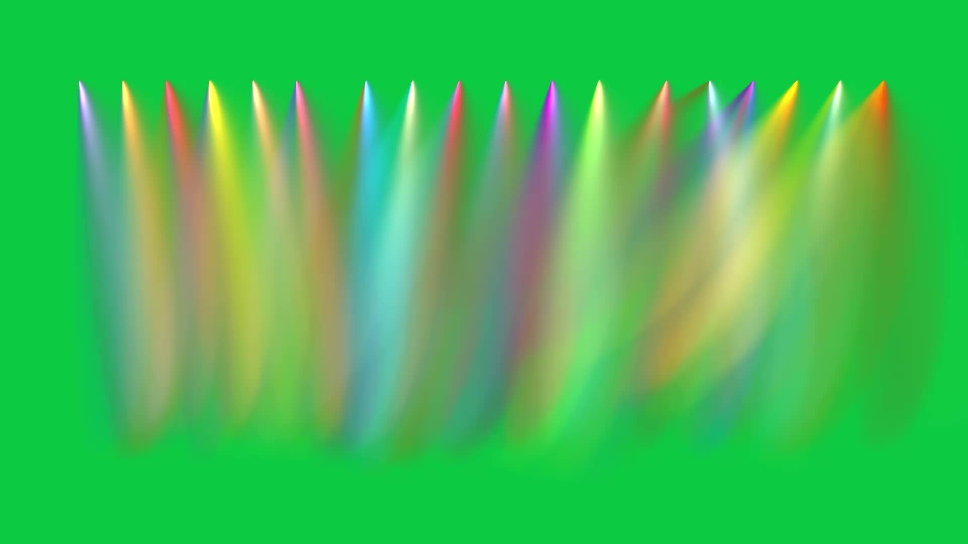 Stage light, party disco lights, night club lighting animation isolated