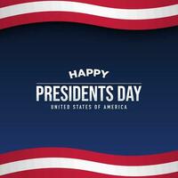 Happy presidents day design vector