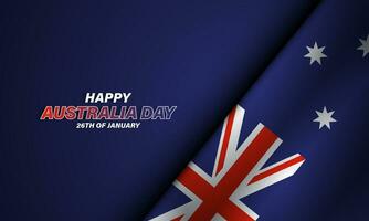 Australia Day Background Design. vector