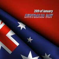 Australia Day Background Design. vector