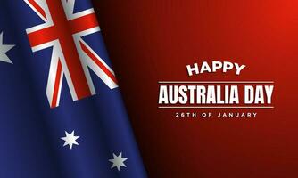 Australia Day Background Design. vector