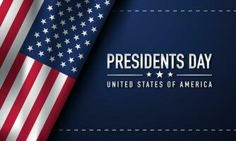 Presidents Day Background Design. vector