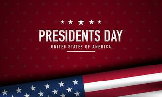 Presidents Day Background Design. vector
