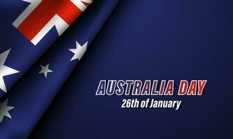 Australia Day Background Design. vector