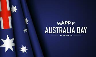 Australia Day Background Design. vector