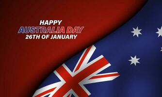 Australia Day Background Design. vector