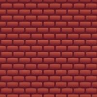 Seamless brick wall pattern. Vector background with dark brown bricks