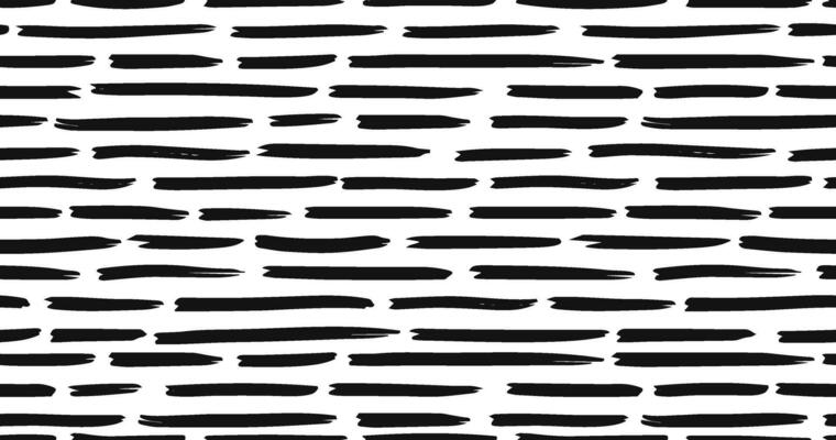 Small dash seamless pattern Dotted lines texture. Black and white hatching doodle organic shapes Short line dashes Brush hand drawn random strokes Fashion retro print design Vector Illustration