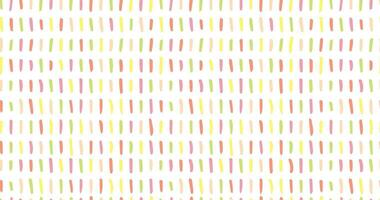 Small dash seamless pattern Dotted lines texture. Candi chocolate color vector hatching doodle organic shapes. Short line dashes Brush hand drawn random strokes Fashion retro print design Illustration