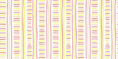 Small dash seamless pattern Dotted lines texture. Candi chocolate color vector hatching doodle organic shapes. Short line dashes Brush hand drawn random strokes Fashion retro print design Illustration