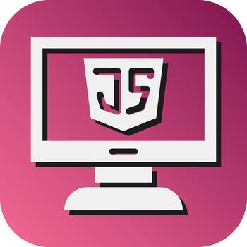 javascript vector glifo degradado antecedentes icono para personal y comercial usar.