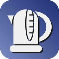Kettle Vector Glyph Gradient Background Icon For Personal And Commercial Use.