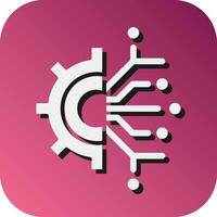 Technology Vector Glyph Gradient Background Icon For Personal And Commercial Use.