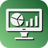 Dashboard Vector Glyph Gradient Background Icon For Personal And Commercial Use.