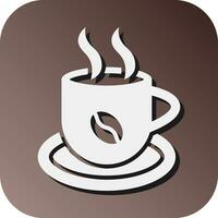 Coffee  Vector Glyph Gradient Background Icon For Personal And Commercial Use.