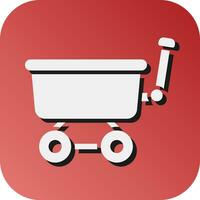 Wagon Vector Glyph Gradient Background Icon For Personal And Commercial Use.