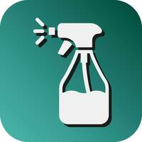 Spray Bottle Vector Glyph Gradient Background Icon For Personal And Commercial Use.