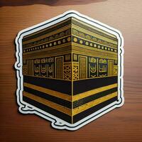 ai generado islámico santo sitio de Kaaba. generativo ai foto