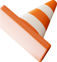 3D Road Traffic Cone png