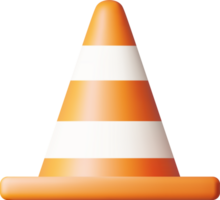 3D Road Traffic Cone png