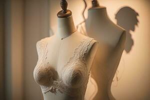 AI generated Sensual lingerie on a mannequin. ai generative photo