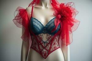 AI generated Sensual lingerie on a mannequin. ai generative photo