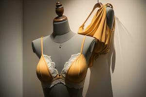 AI generated Sensual lingerie on a mannequin. ai generative photo