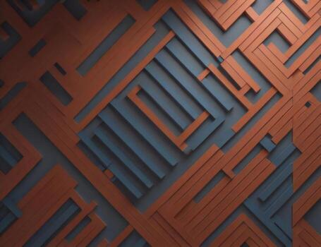 AI generated Abstract geometric shapes. Futuristic background design. generative ai photo