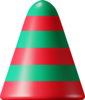 3D Empty Christmas Party Popper png