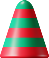 3d leeg Kerstmis partij popper png