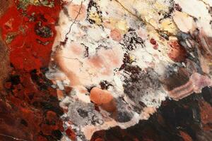 macro stone mineral jasper on black background photo