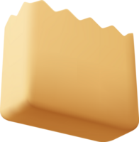 3D Brown Paper Bag png