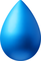 3d bleu l'eau laissez tomber png