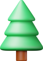 3D abstrakter Weihnachtsbaum png