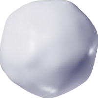 3d bola de neve, neve bola gelo png