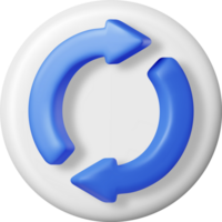 3D Synchronization Icon png