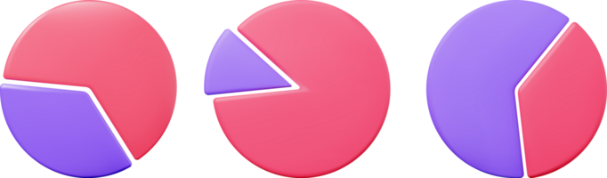 3d torta diagrama png