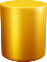 podio de oro 3d png