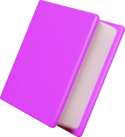 3D Closed Book png