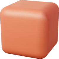 réaliste 3d Couleur de base formes png