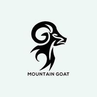 mountain goat logo vector